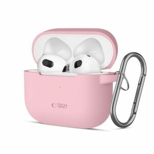 Tech-Protect Silicone Hook puzdro na Apple AirPods 3, ružové vyobraziť