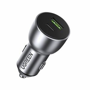 Ugreen CD213 autonabíjačka USB / USB-C QC 3.0 36W 3A, šedá (CD213 60980) vyobraziť