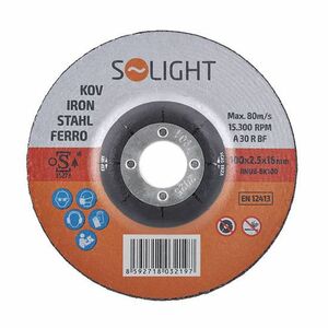 Kotúč na kov brúsny 100mm SOLIGHT RNUB-BK100 vyobraziť