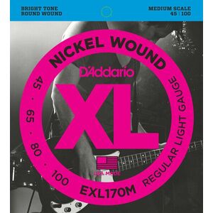 D'Addario EXL170M Struny pre basgitaru vyobraziť