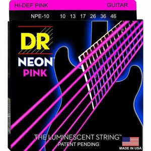 DR Strings NPE-10 Neon Struny pre elektrickú gitaru vyobraziť