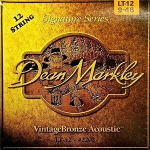 Dean Markley 2202 VintageBronze 12 9-46 Struny pre akustickú gitaru vyobraziť