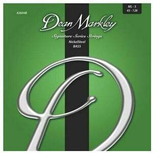 Dean Markley 2604B 5ML 45-128 NickelSteel Struny pre 5-strunovú basgitaru vyobraziť