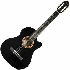 Valencia VC104CE 4/4 Black Klasická gitara s elektronikou vyobraziť