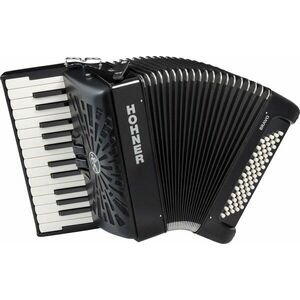 Hohner Bravo II 60 Klávesový akordeón Black vyobraziť