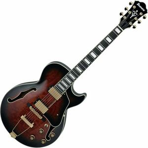 Ibanez AG95QA-DBS Dark Brown Sunburst Semiakustická gitara vyobraziť