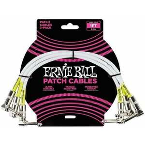 Ernie Ball P06055 30 cm Zalomený - Zalomený Patch kábel vyobraziť