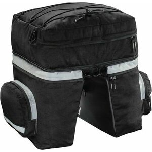 Hama Bicycle Pannier 3 Parts Dvojitá cestovná taška na bicykel Black 40 L vyobraziť