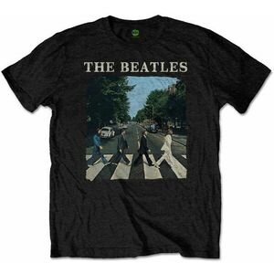 The Beatles Tričko Unisex Abbey Road & Logo Black (Retail Pack) Black M vyobraziť