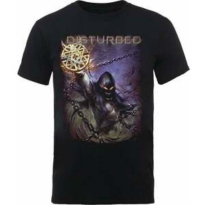 Disturbed Tričko Vortex Colours Unisex Black M vyobraziť