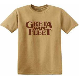 Greta Van Fleet Tričko Logo Old Gold M vyobraziť