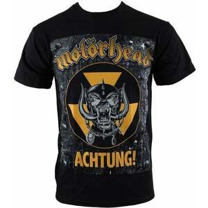 Motörhead Tričko Achtung! Unisex Black L vyobraziť