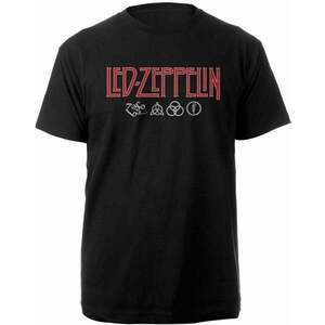 Led Zeppelin Tričko Logo & Symbols Black XL vyobraziť