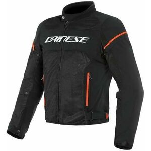 Dainese Air Frame D1 Tex Black/White/Fluo Red 48 Textilná bunda vyobraziť