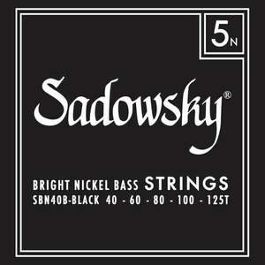 Sadowsky Black Label SBN-40B Struny pre 5-strunovú basgitaru vyobraziť