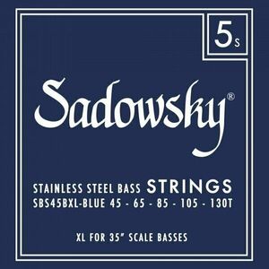 Sadowsky Blue Label SBS-45BXL Struny pre 5-strunovú basgitaru vyobraziť