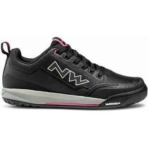 Northwave Womens Clan Shoes Black/Fuchsia Dámska cyklistická obuv vyobraziť