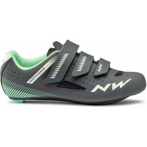 Northwave Womens Core Shoes Anthracite/Light Green Dámska cyklistická obuv vyobraziť