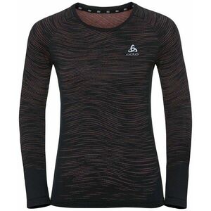 Odlo Blackcomb Ceramicool T-Shirt Black/Space Dye Bežecké tričko s dlhým rukávom vyobraziť