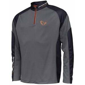 Savage Gear Tričko Tournament Shirt 1/2 Zip Sedona Grey S vyobraziť