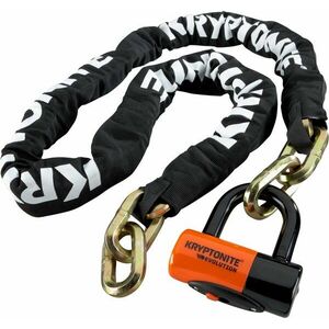 Kryptonite New York Chain 1210 & Evolution Disc Orange/Black Reťaz-Zámok vyobraziť