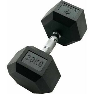 Sveltus Hexagonal Dumbbell 20 kg Black Jednoručná činka vyobraziť