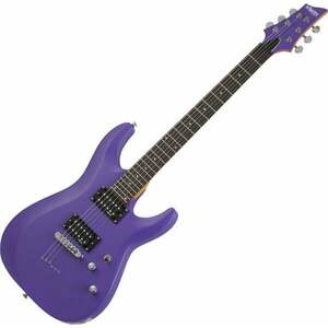 Schecter C-6 Deluxe Satin Purple Elektrická gitara vyobraziť