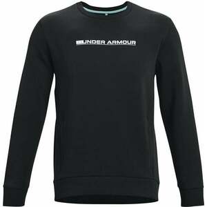 Under Armour UA Summit Knit Crew Black/White S Fitness mikina vyobraziť