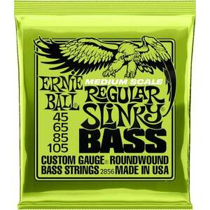 Ernie Ball 2856 Regular Slinky Nickel Wound Medium Scale Bass Strings 45-105 Struny pre basgitaru vyobraziť