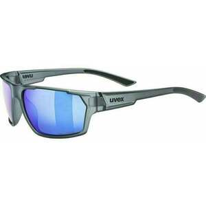 UVEX Sportstyle 233 Polarized Smoke Mat/Litemirror Blue Cyklistické okuliare vyobraziť