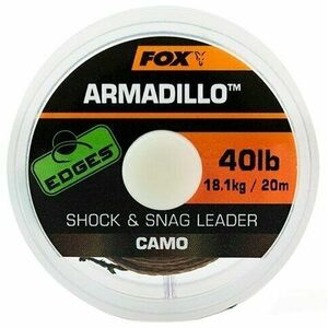 Fox Fishing Edges Armadillo Shock and Snag Leader Camo 20 m 40 lbs-18, 1 kg Šnúra vyobraziť