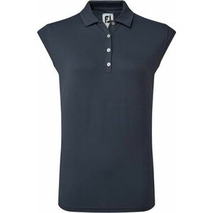 Footjoy Cap Sleeve Rib Knit Navy XS Polo košeľa vyobraziť