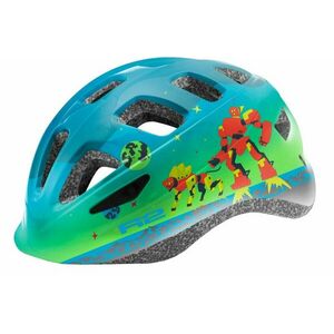 R2 Bunny Helmet Blue/Green/Red XS Detská prilba na bicykel vyobraziť