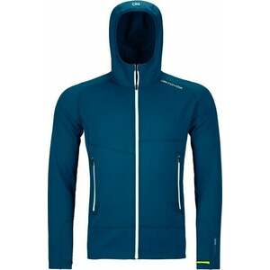 Ortovox Fleece Light M Petrol Blue 2XL Outdoorová mikina vyobraziť