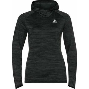 Odlo Women's Run Easy Mid Layer Hoody Black Melange Bežecká mikina vyobraziť