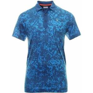 Callaway Mens All Over Abstract Camo Printed Limoges XS Polo košeľa vyobraziť