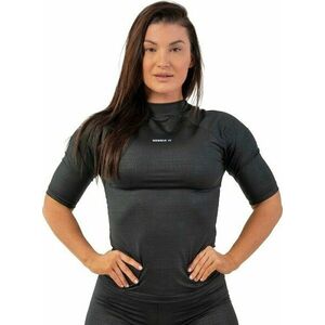 Nebbia Python SnakeSkin Mid Sleeve T-Shirt Black S Fitness tričko vyobraziť