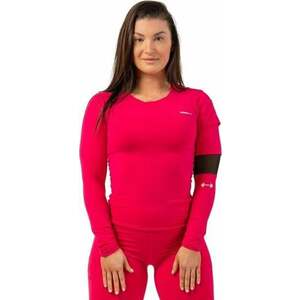 Nebbia Long Sleeve Smart Pocket Sporty Top Pink S Fitness tričko vyobraziť