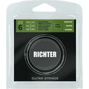 Richter Ion Coated Electric Guitar Strings - 009-042 Struny pre elektrickú gitaru vyobraziť