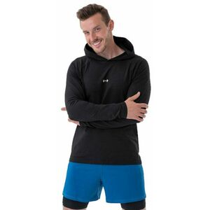 Nebbia Long-Sleeve T-shirt with a Hoodie Black L Fitness mikina vyobraziť