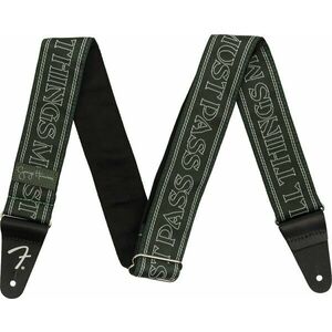 Fender George Harrison All Things Must Pass Logo Strap Gitarový pás Green vyobraziť