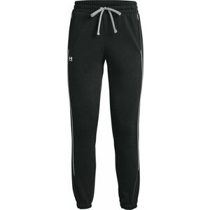 Under Armour Women's UA Rival Fleece Pants Black/White XS Fitness nohavice vyobraziť