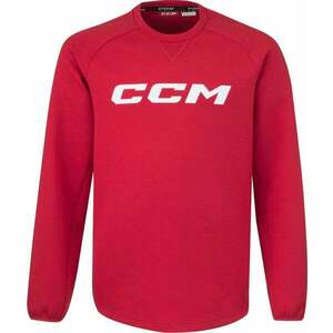 CCM Locker Room Fleece Crew SR Red XS SR vyobraziť