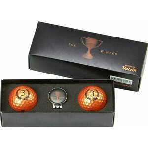 Volvik Champion Box Solice 2 Pack Golf Balls Bronze Golfové lopty vyobraziť