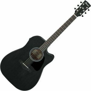 Ibanez AW1040CE-WK Weathered Black Elektroakustická gitara Dreadnought vyobraziť