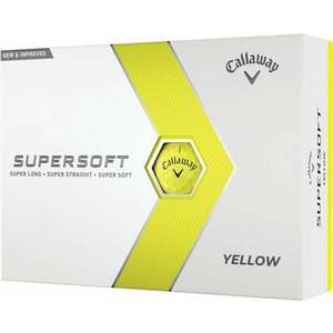 Callaway Supersoft 2023 Yellow Golfové lopty vyobraziť