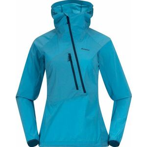 Bergans Cecilie Light Wind Anorak Women Clear Ice Blue S Outdoorová bunda vyobraziť