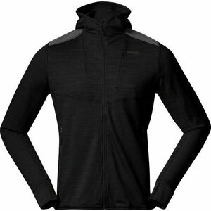 Bergans Rabot Active Mid Hood Jacket Men Black S Outdoorová mikina vyobraziť