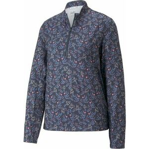 Puma Micro Floral Cloudspun 1/4 Zip Navy Blazer XS Mikina vyobraziť