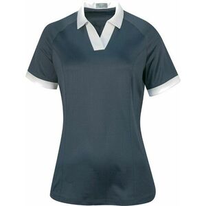 Callaway Womens Short Sleeve V-Placket Colourblock Odyssey Grey L Polo košeľa vyobraziť